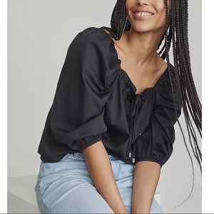 Elizabeth and James Square Neck Blouse XLarge